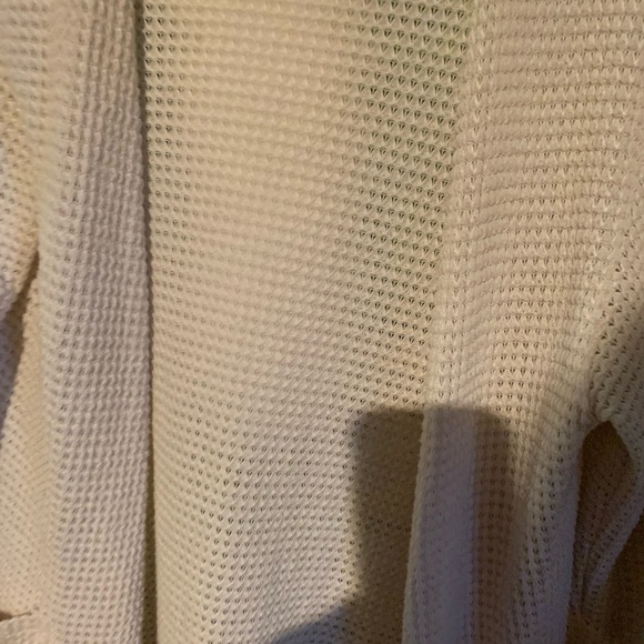 Cardigan For Womenโs Long Sleeve White Size L - Picture 2 of 5